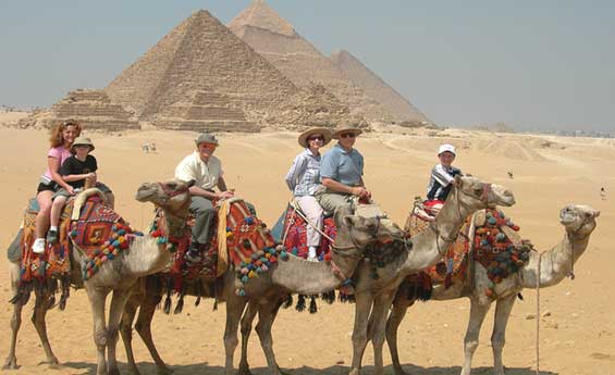 Camel Ride at Giza pyramids