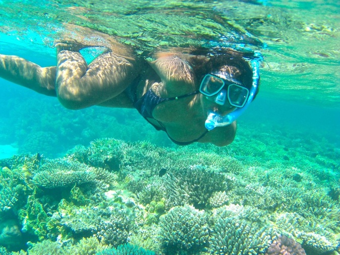 Snorkeling at Tiran Island