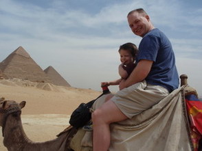 Camel ride at Giza